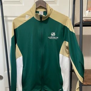 Track & Field jacket women’s size L Green and Gold